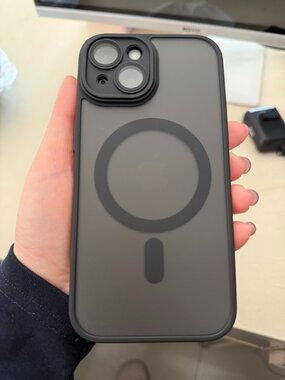 Matte Black Magnetic Frosted iPhone Case